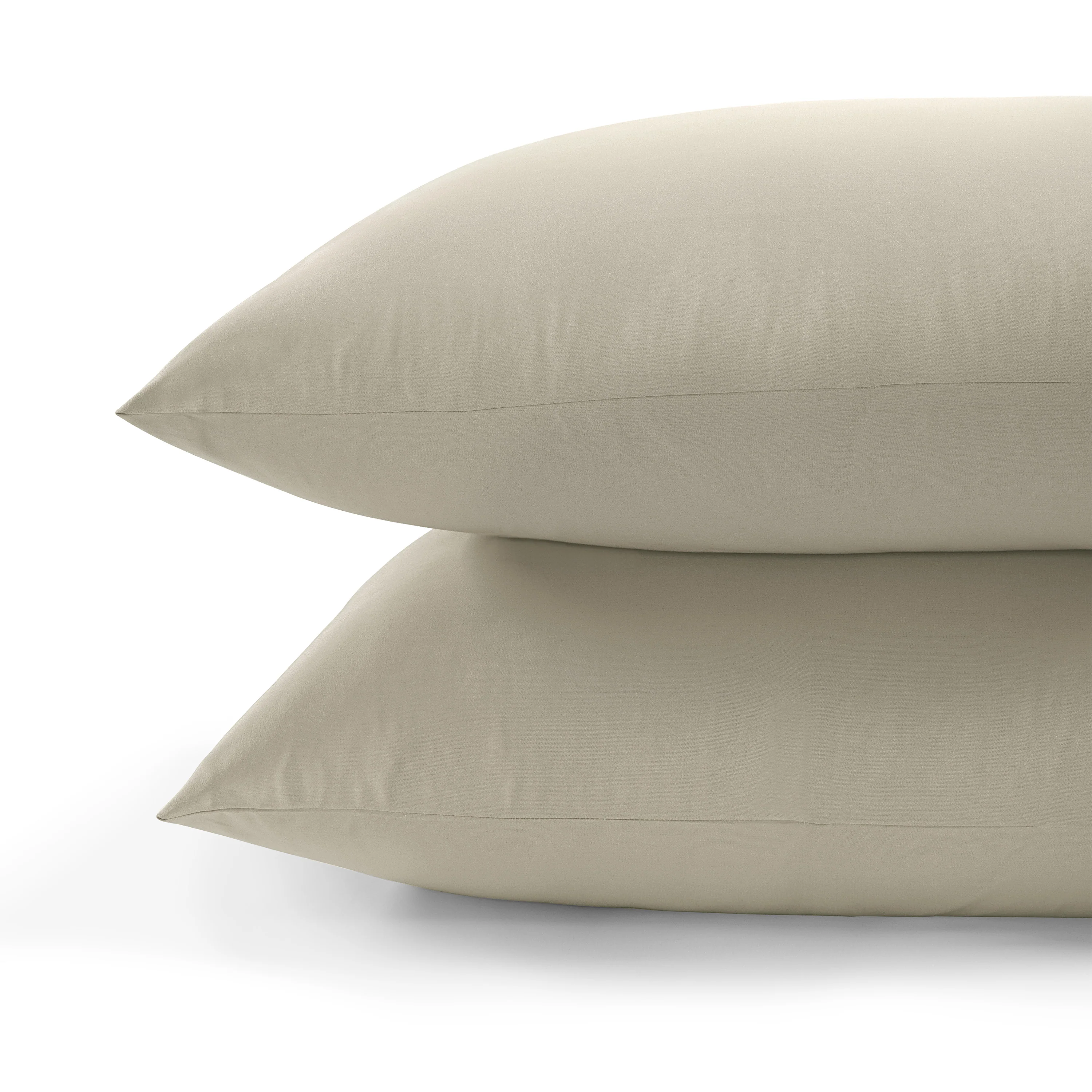 Pair (2 pillowcases) of Peaceful Empress Pillowcases -  Oatmeal