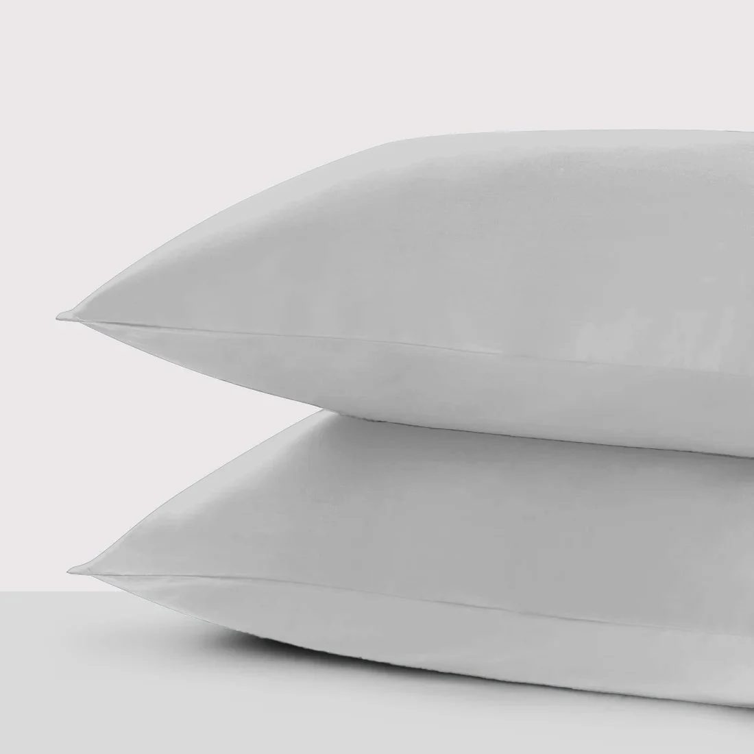 300 Thread Count Pair (2 Pillowcases) of Peaceful Empress Pillowcases -  Silver Dove Grey