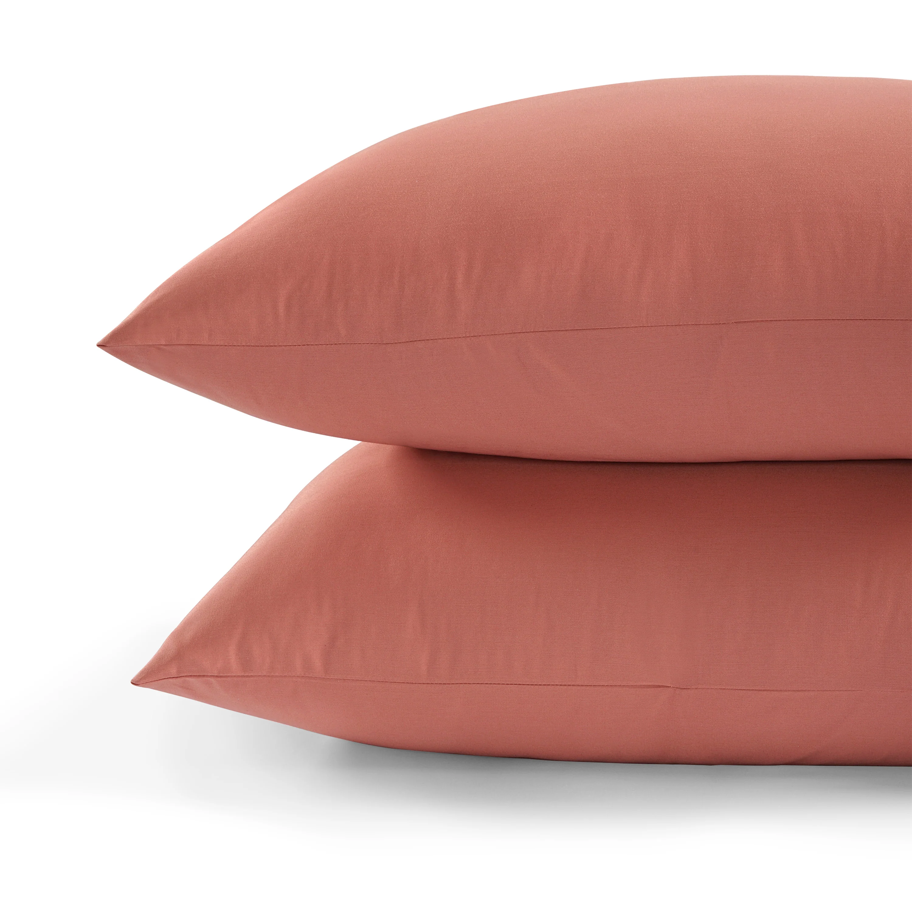 300 Thread Count Pair (2 pillowcases) of Peaceful Empress Pillowcases - Terra Cotta - Image 3