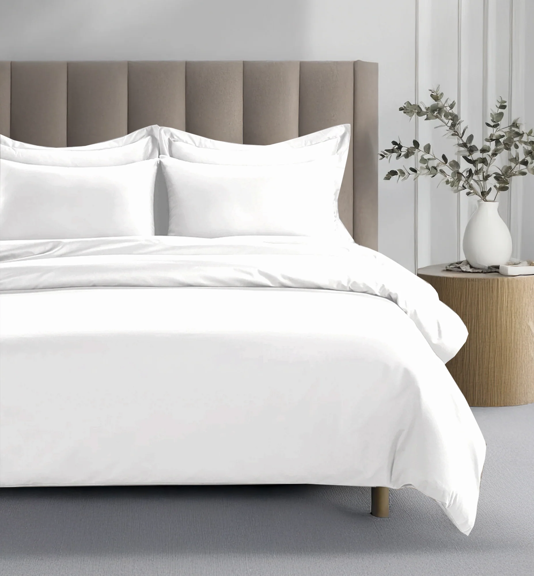 300 Thread Count Peaceful Empress White Bedding Set - Image 3