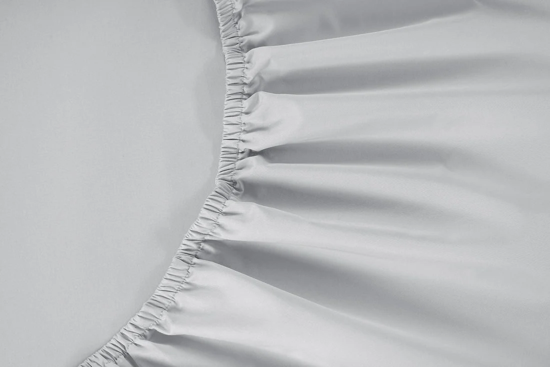 300 Thread Count Percale Brookshire Bedding Set - Silver Dove Grey - Image 4
