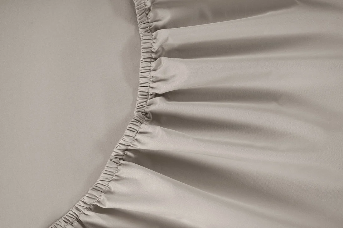 300 Thread Count Percale Brookshire Bedding Set - Simply Taupe - Image 4