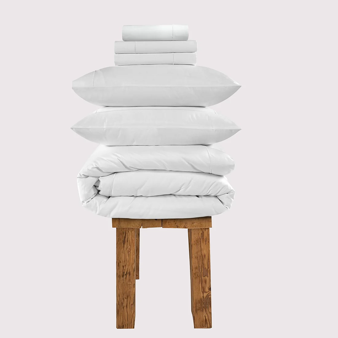 800 Thread Count Egyptian Cotton Cedarhurst LUXE Bedding Set - Brilliant White
