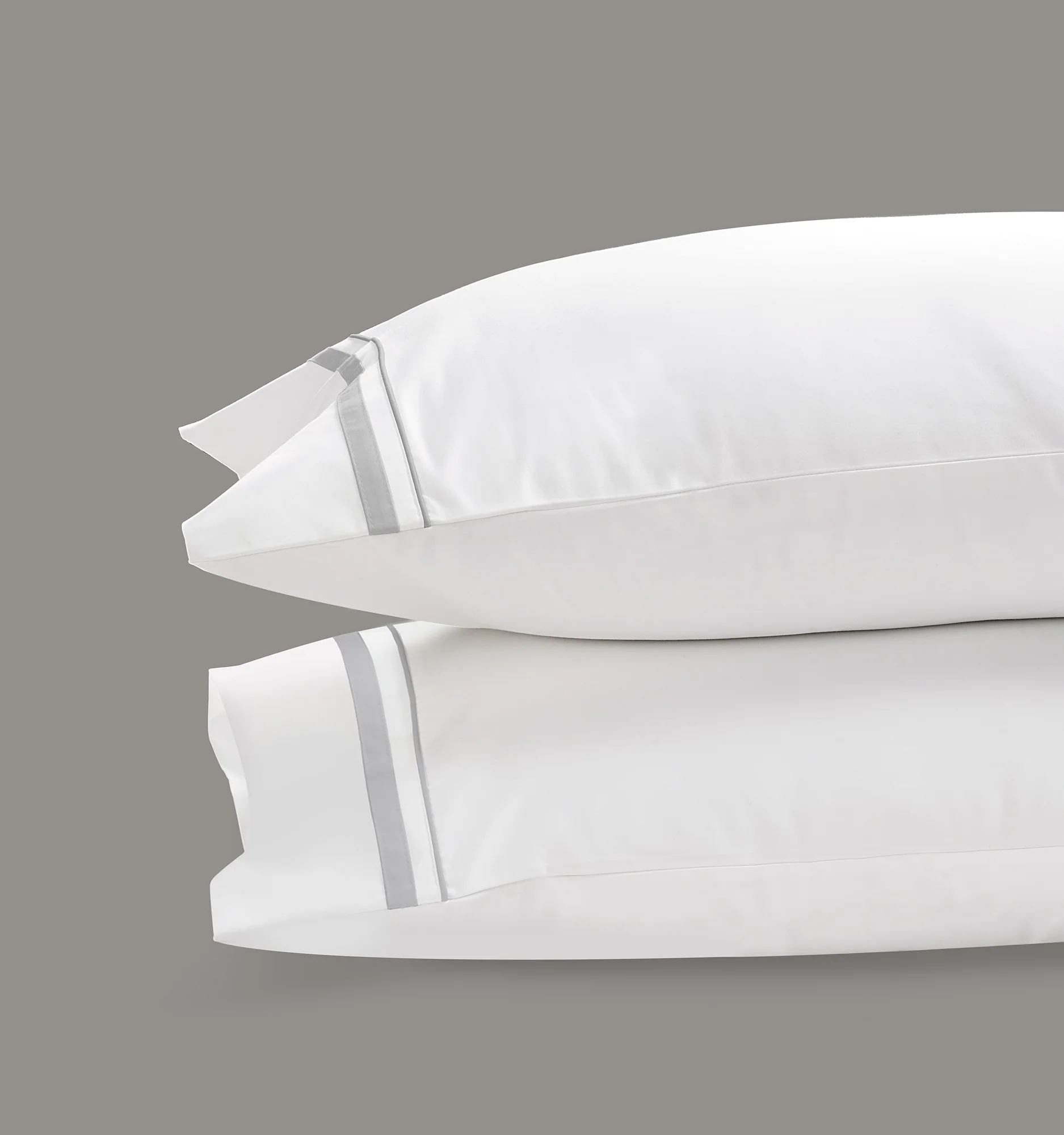 800 Thread Count Egyptian Cotton Royalton LUXE Bedding Set - Silver Dove Grey - Image 5