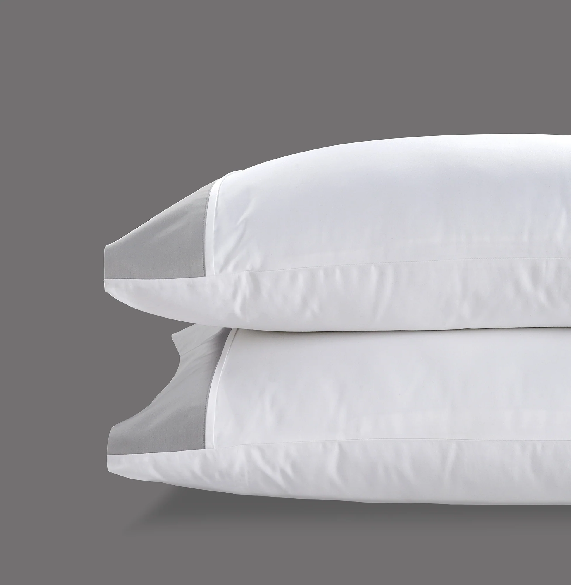 800 Thread Count Egyptian Cotton Windsor LUXE Bedding Set - Silver Dove Grey - Image 5