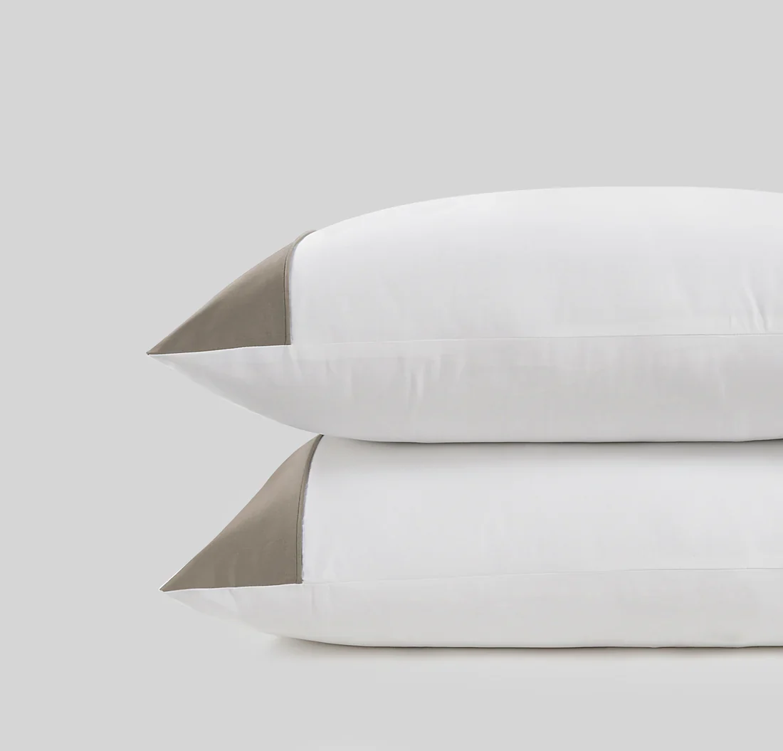 800 Thread Count Egyptian Cotton Harrogate Lux Buttery Smooth Duvet Cover - Simply Taupe Bedding Set - Image 5