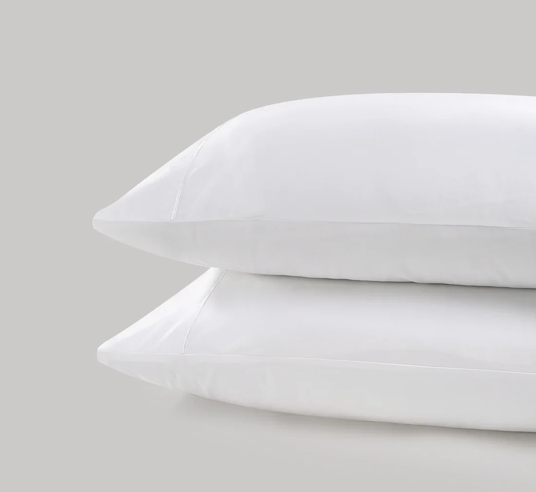 800 Thread Count Egyptian Cotton Kensington Lux Buttery Smooth Duvet Cover - White Bedding Set - Image 5