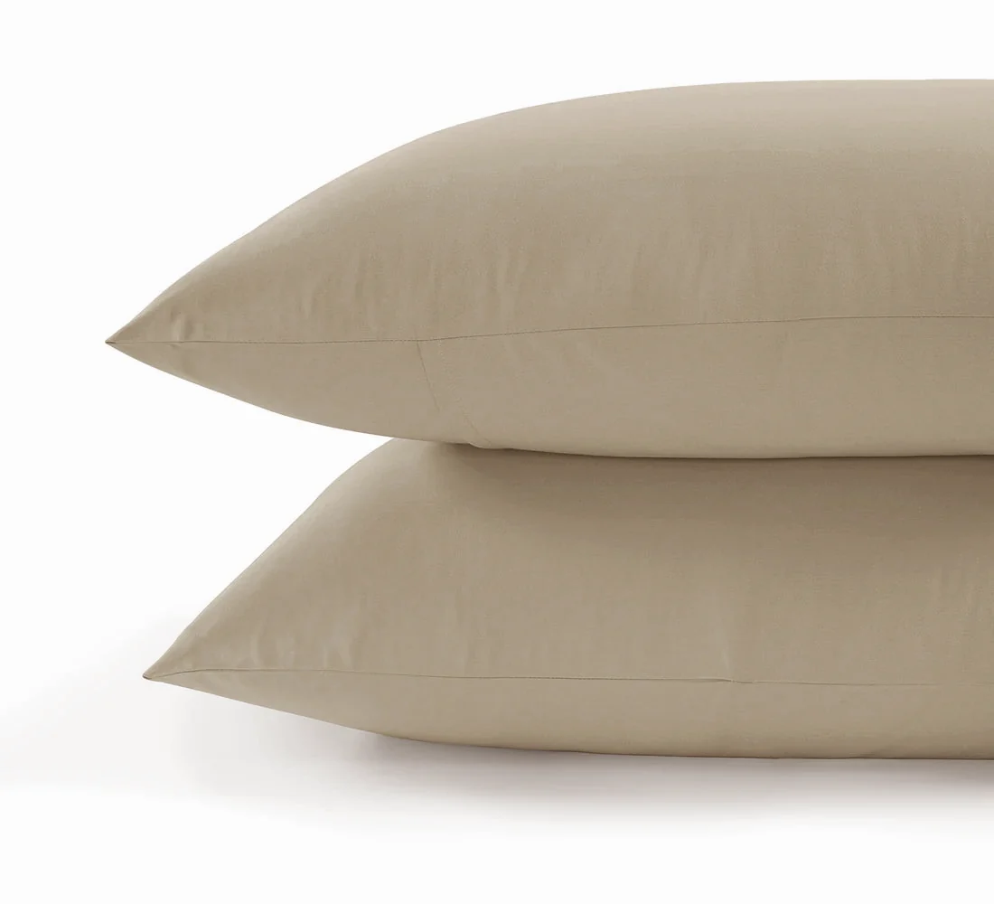 All Season Egyptian Giza Bedding Set - Mocha & Bone - Image 5