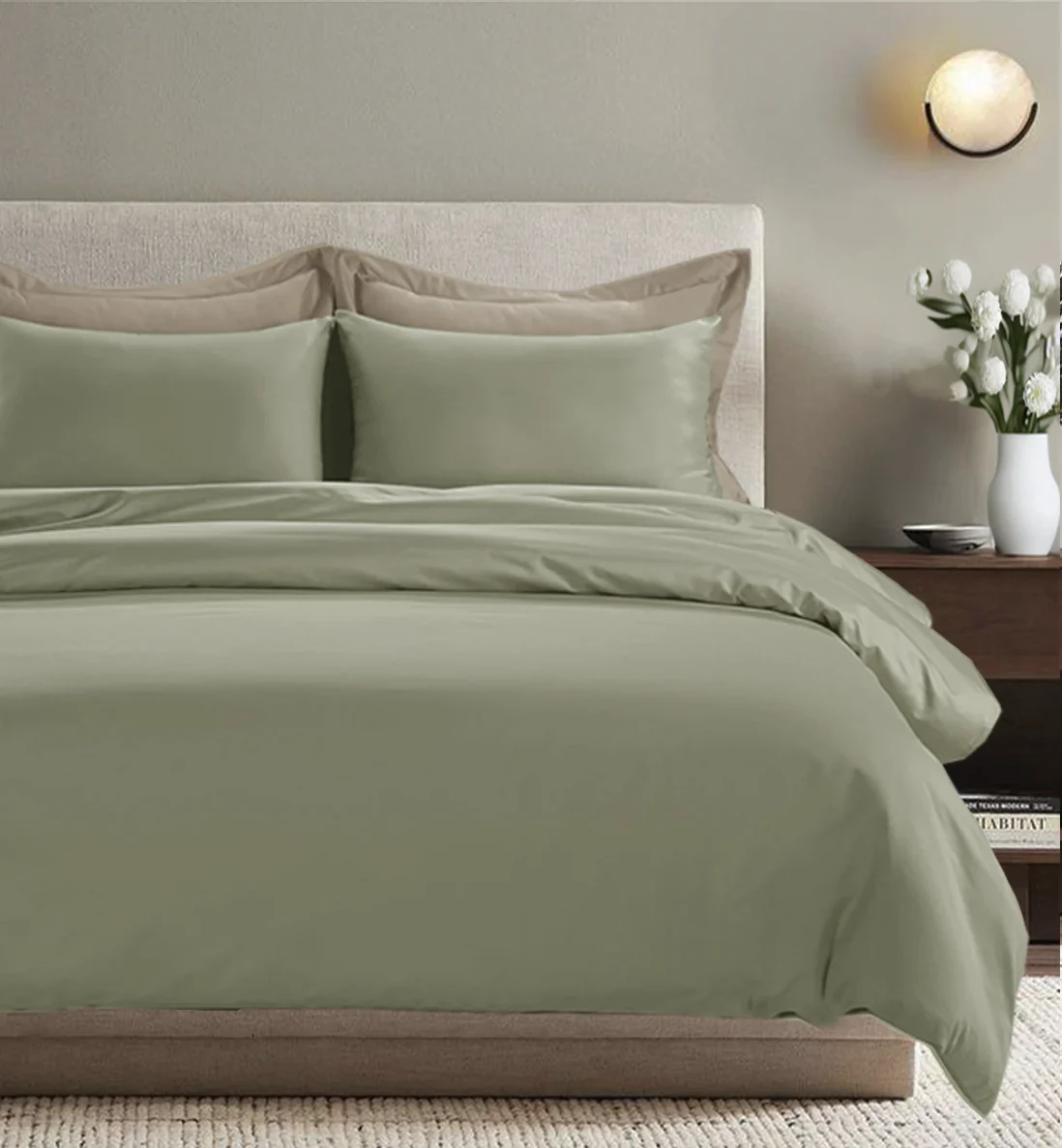 All Season Egyptian Giza Bedding Set - Sage & Bone - Image 3