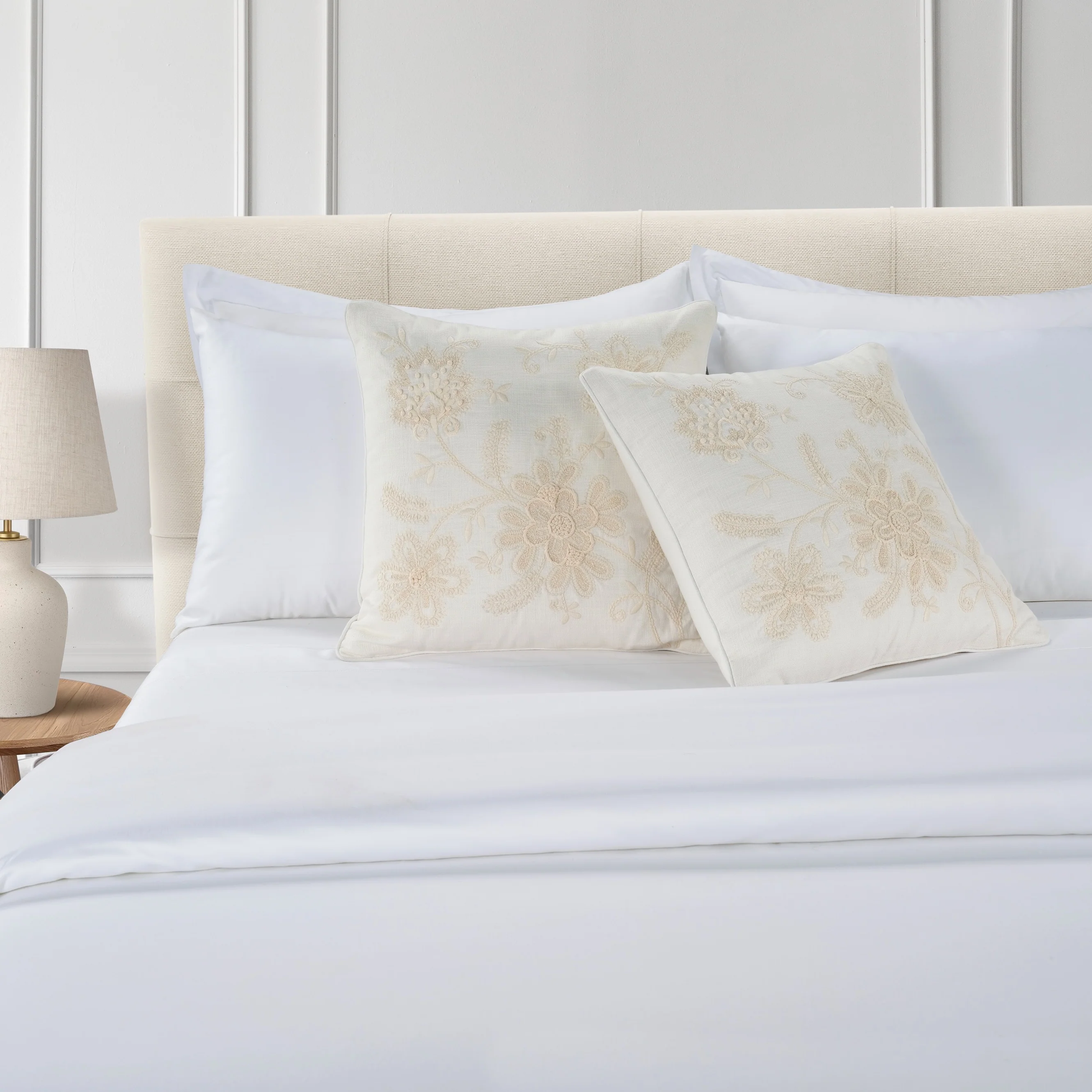 Ava Cushion - 1 Pair White (2 Cushions) - Image 2