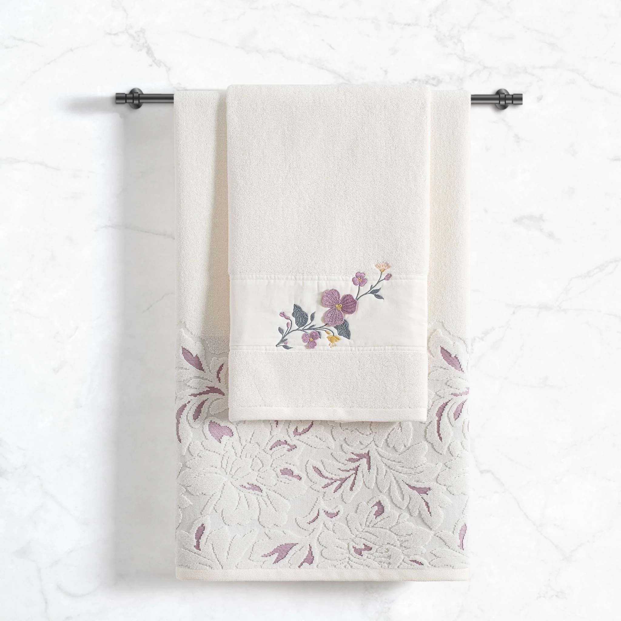 Charlotte Cotton Towel Set 600 GSM - Image 2