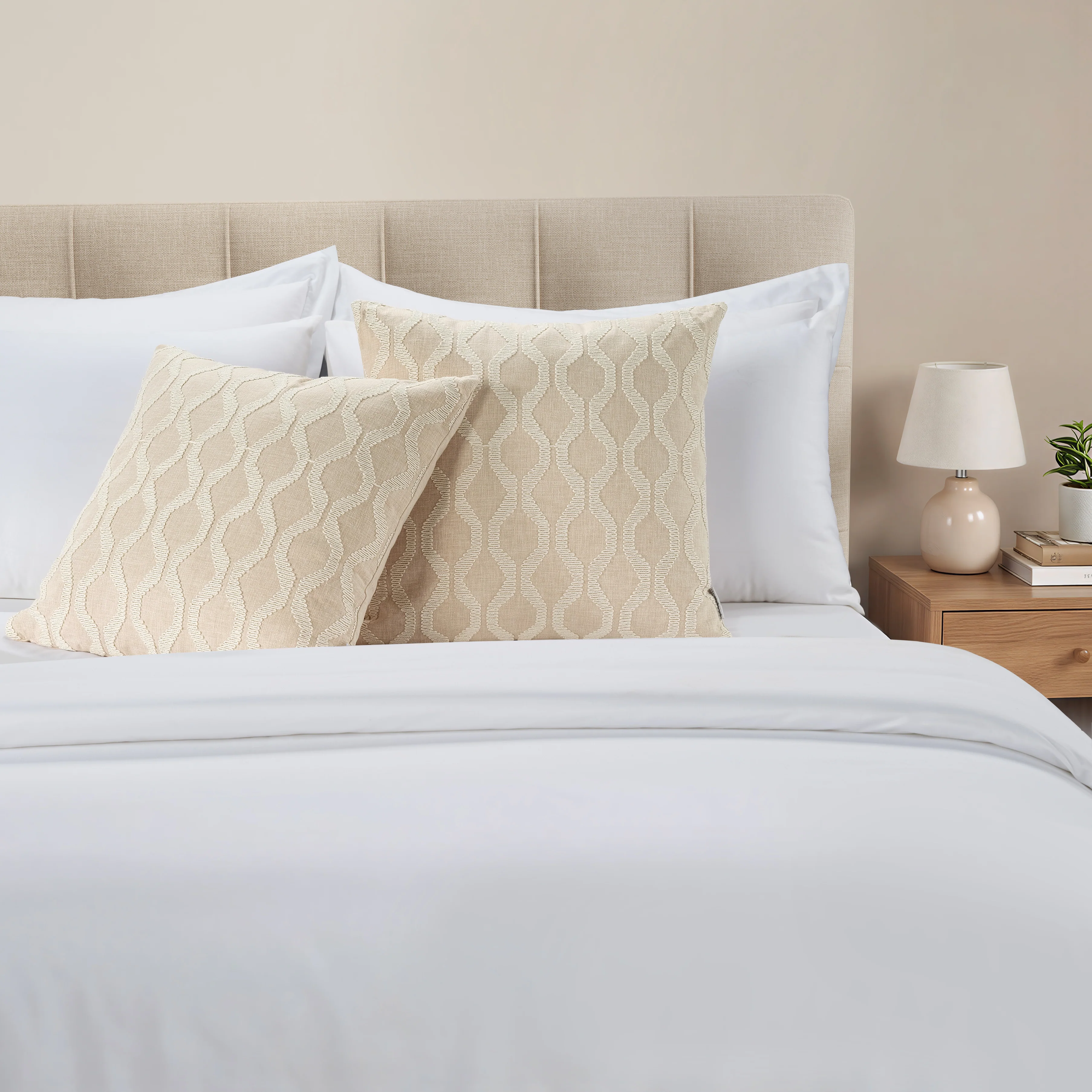 Elera Cushion - 1 Pair Naturals (2 Cushions) - Image 2