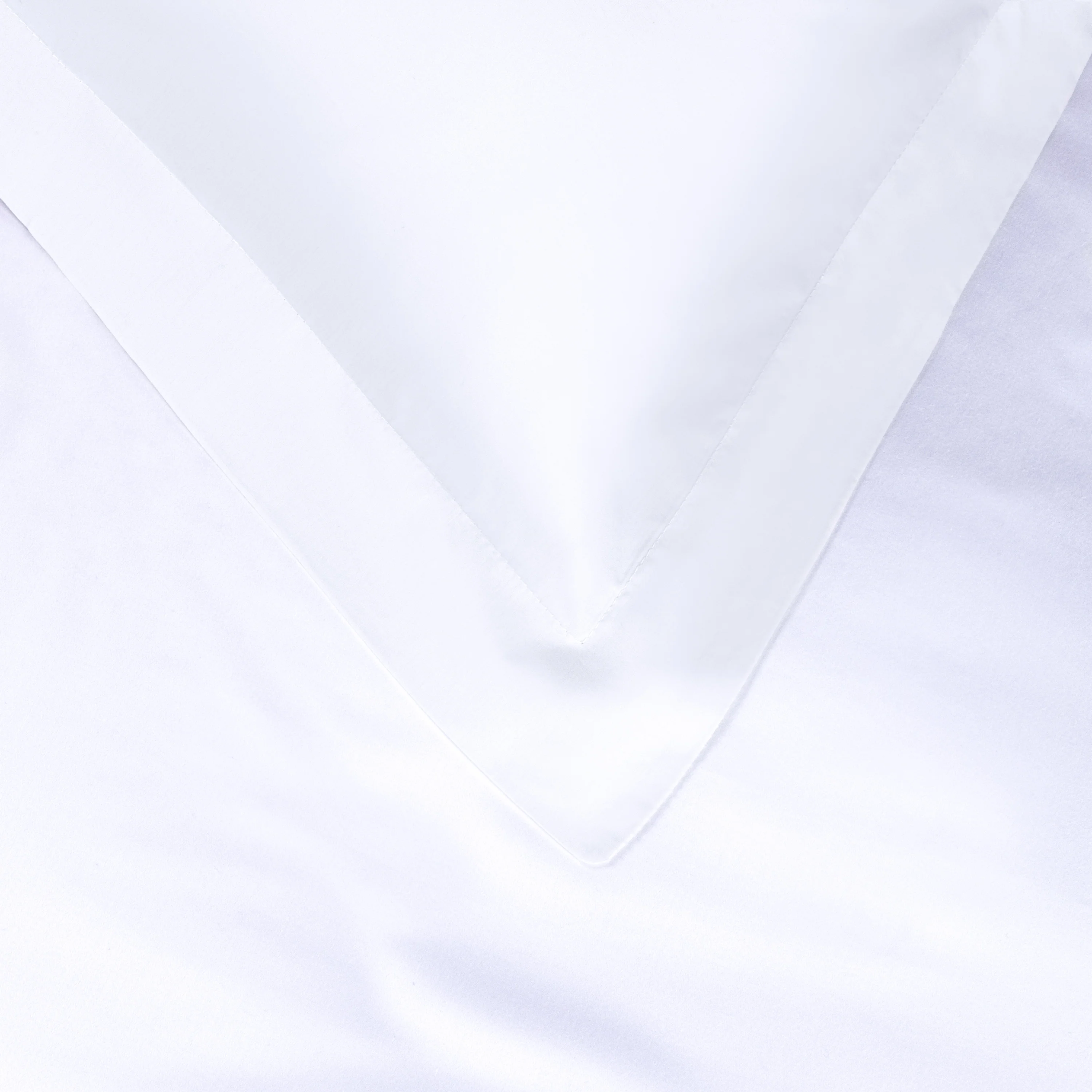 800 thread Count Egyptian Cotton Pair (2 Pillowcases) of Grand Splendour LUXE Pillowcases - Sateen White - Image 2