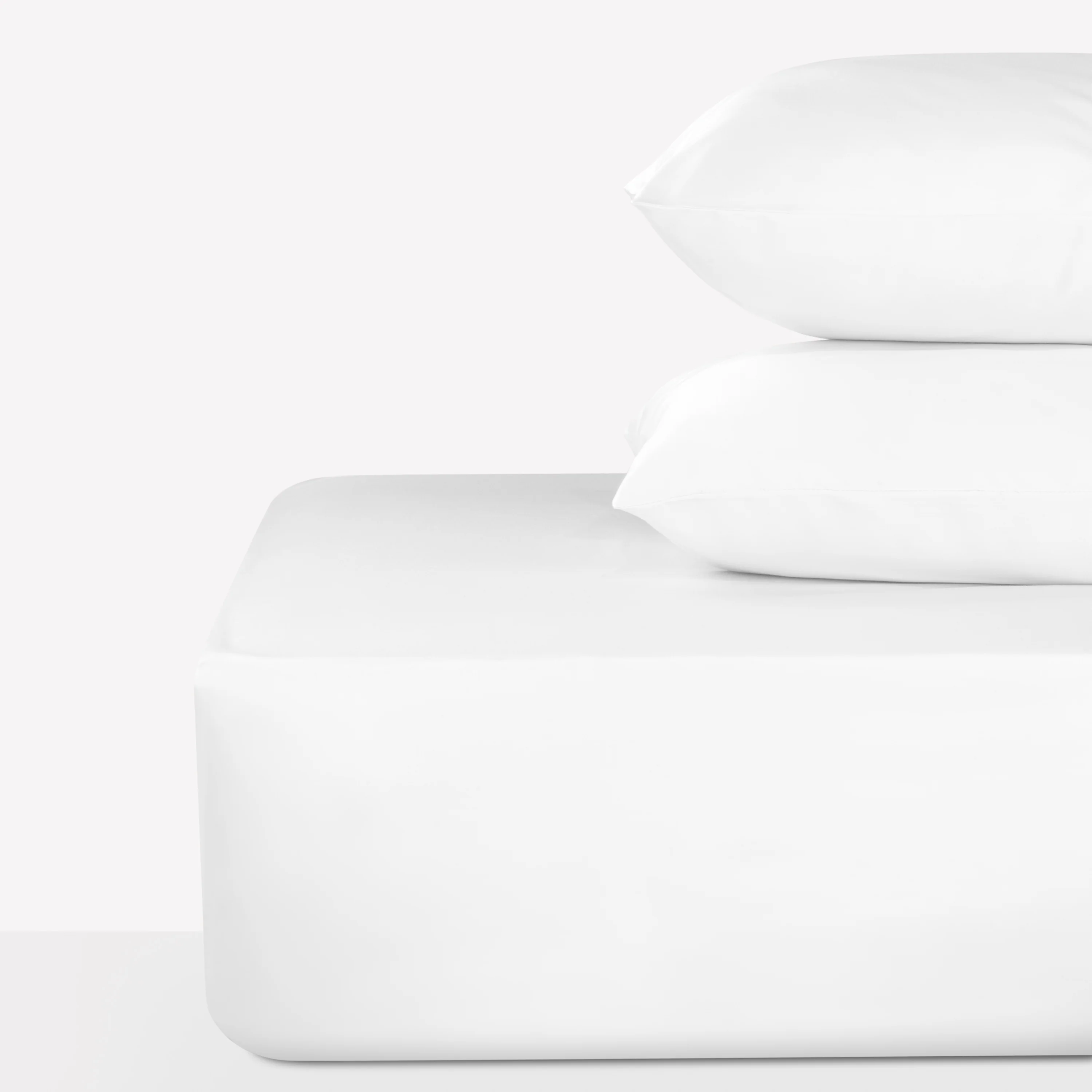 300 Thread Count Peaceful Empress Fitted Sheet - Percale White