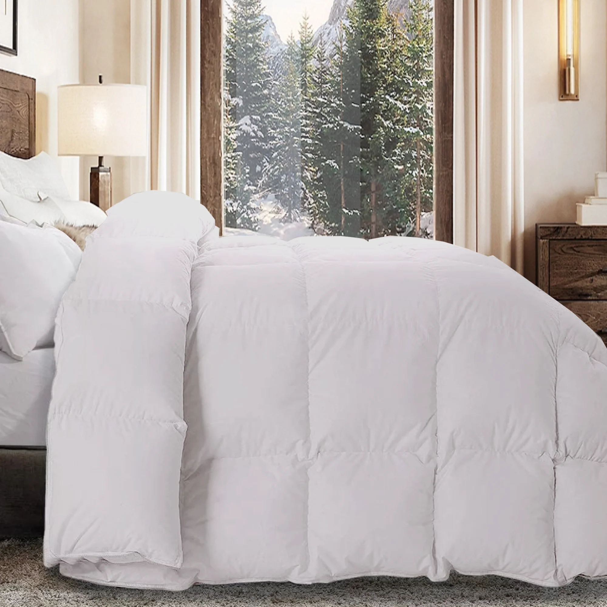Premium Hungarian Goose Down Duvet and Pillows Set - 10.5 Tog - Image 2