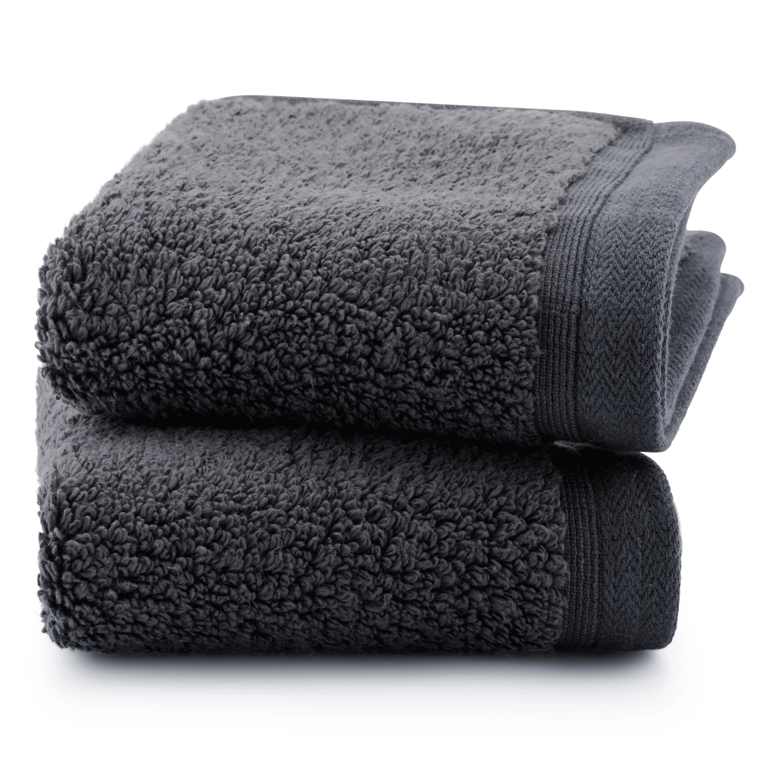 Egyptian Cotton Luxury Serenity Palace Classic Towel - Grey - 500GSM Zero Twist - Image 5
