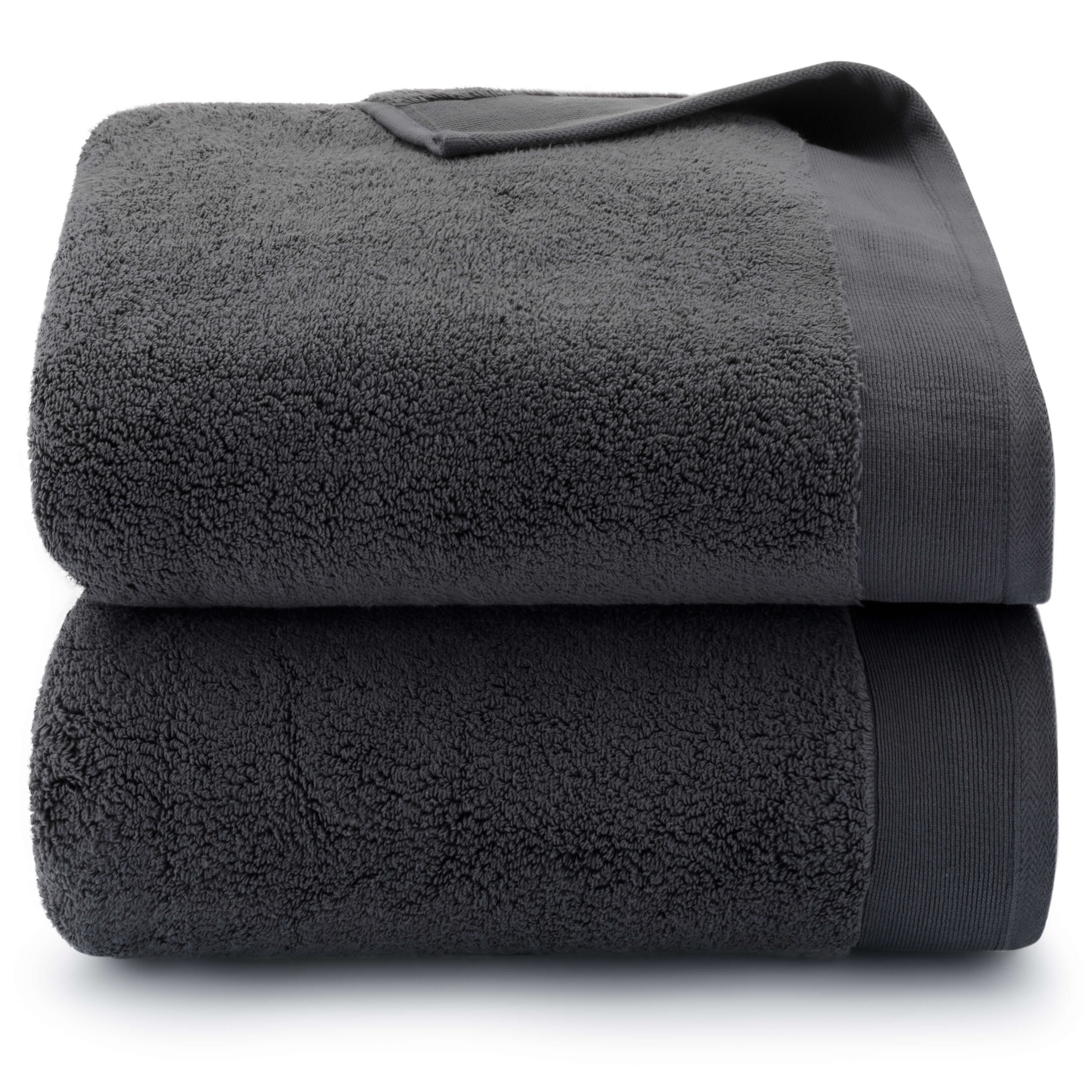 Egyptian Cotton Luxury Serenity Palace Classic Towel - Grey - 500GSM Zero Twist - Image 7