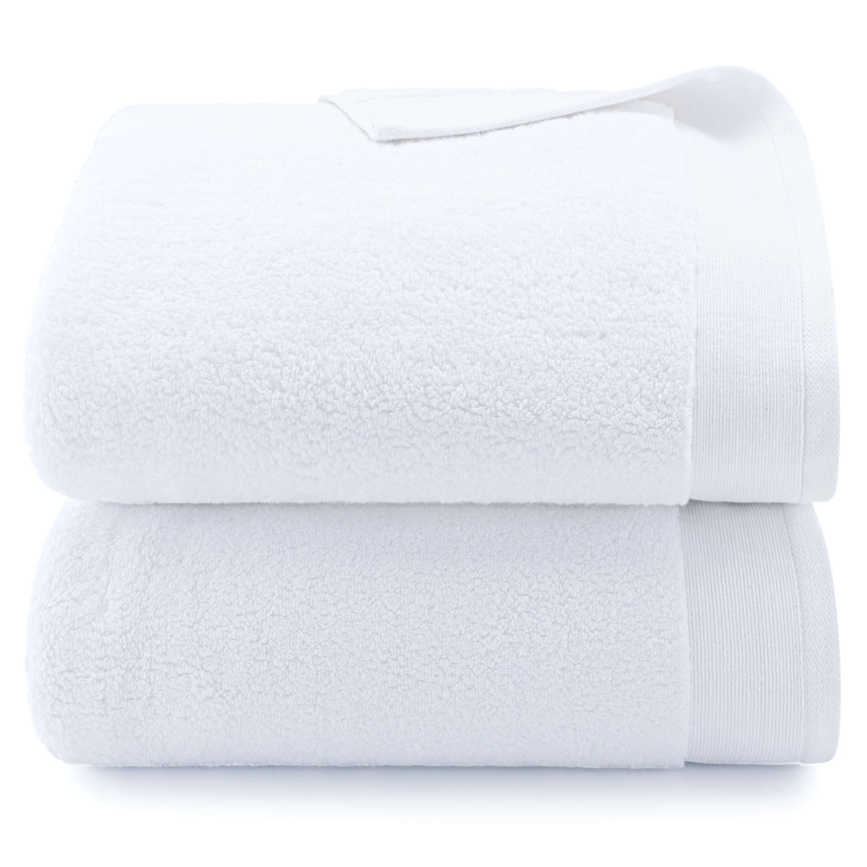 Egyptian Cotton Luxury Serenity Palace Classic Towel - White - 500GSM Zero Twist - Image 6