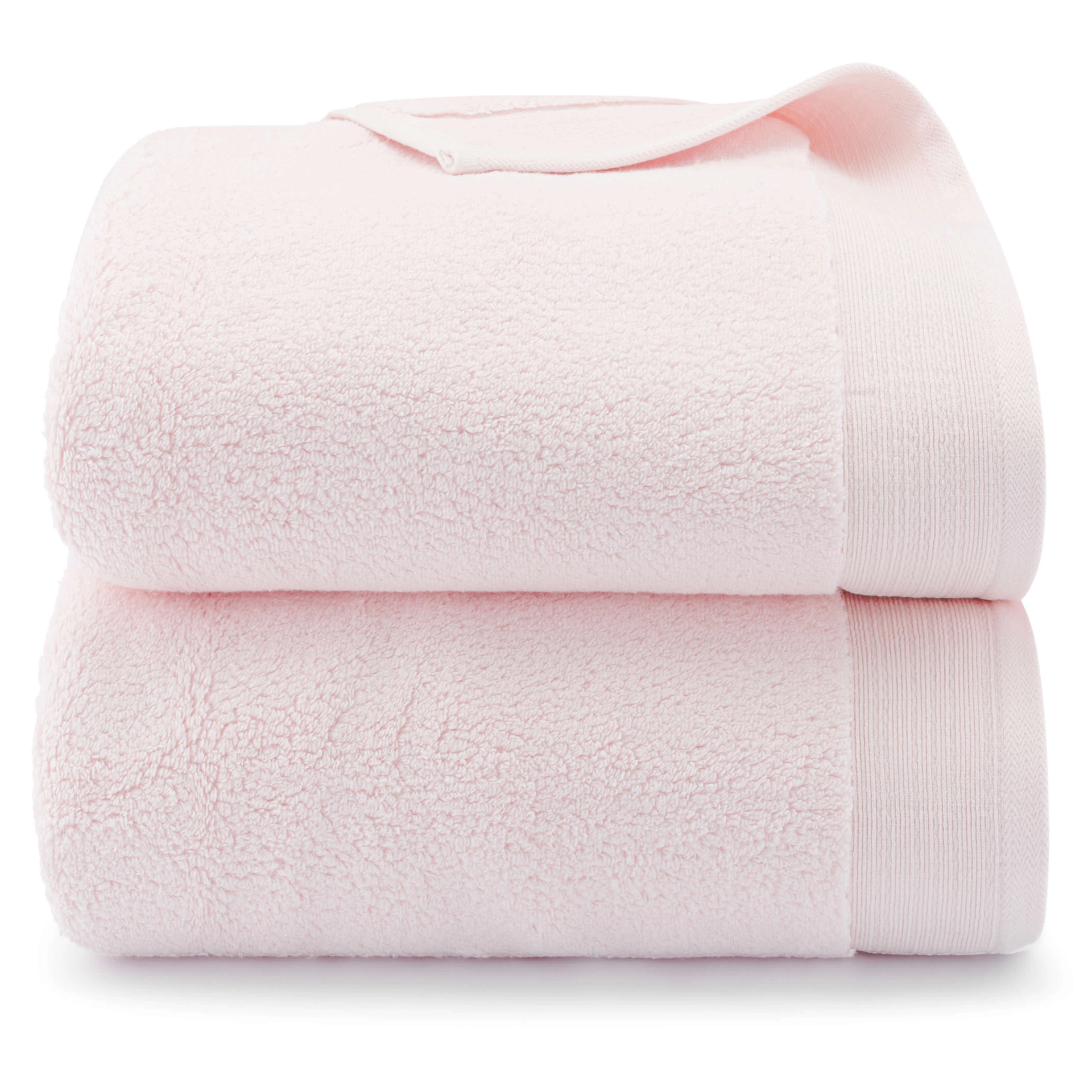 Egyptian Cotton Luxury Serenity Palace Plush Towel - Blush Pink - 700GSM Zero Twist - Image 7