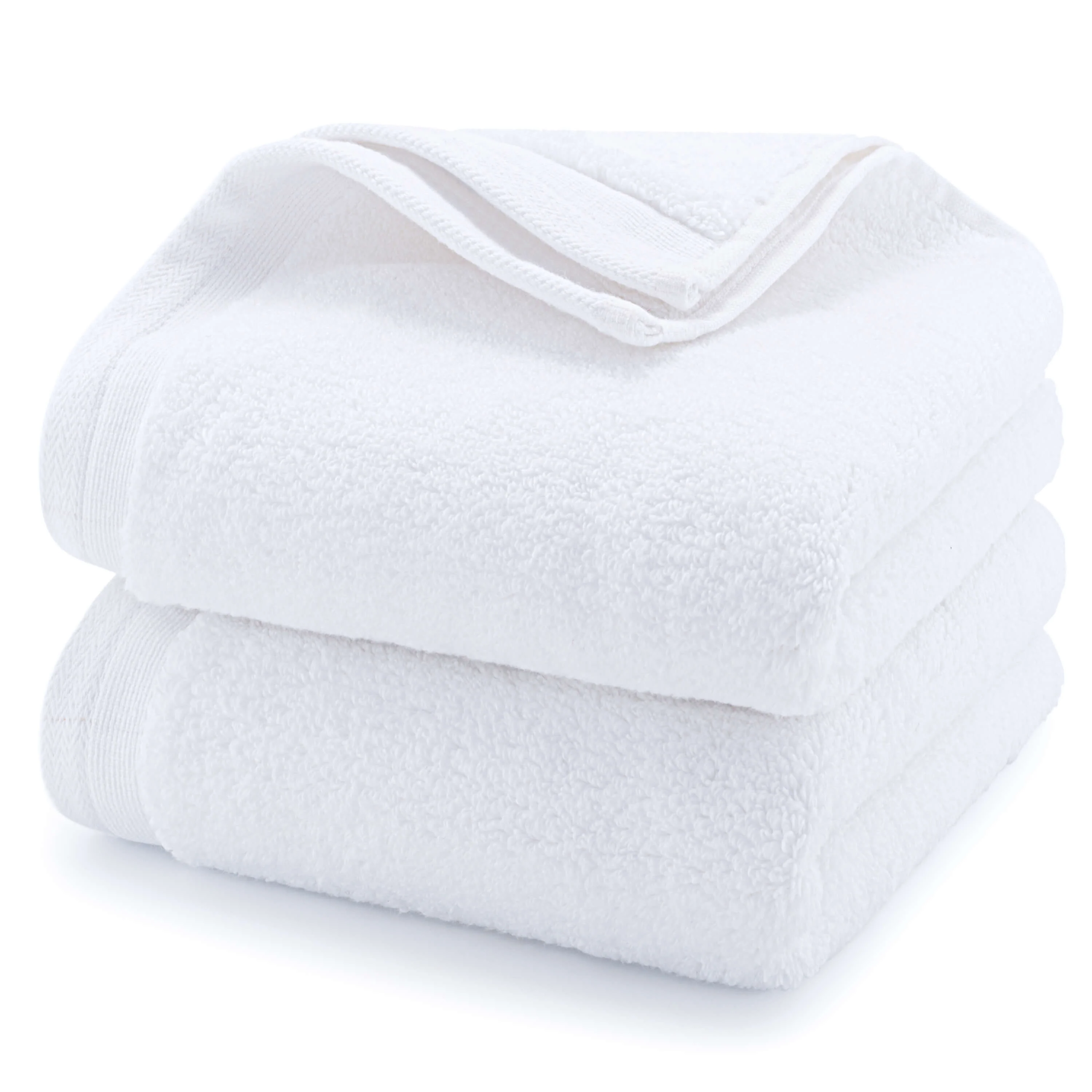 Egyptian Cotton Luxury Serenity Palace Plush Towel - White - 700GSM Zero Twist - Image 6
